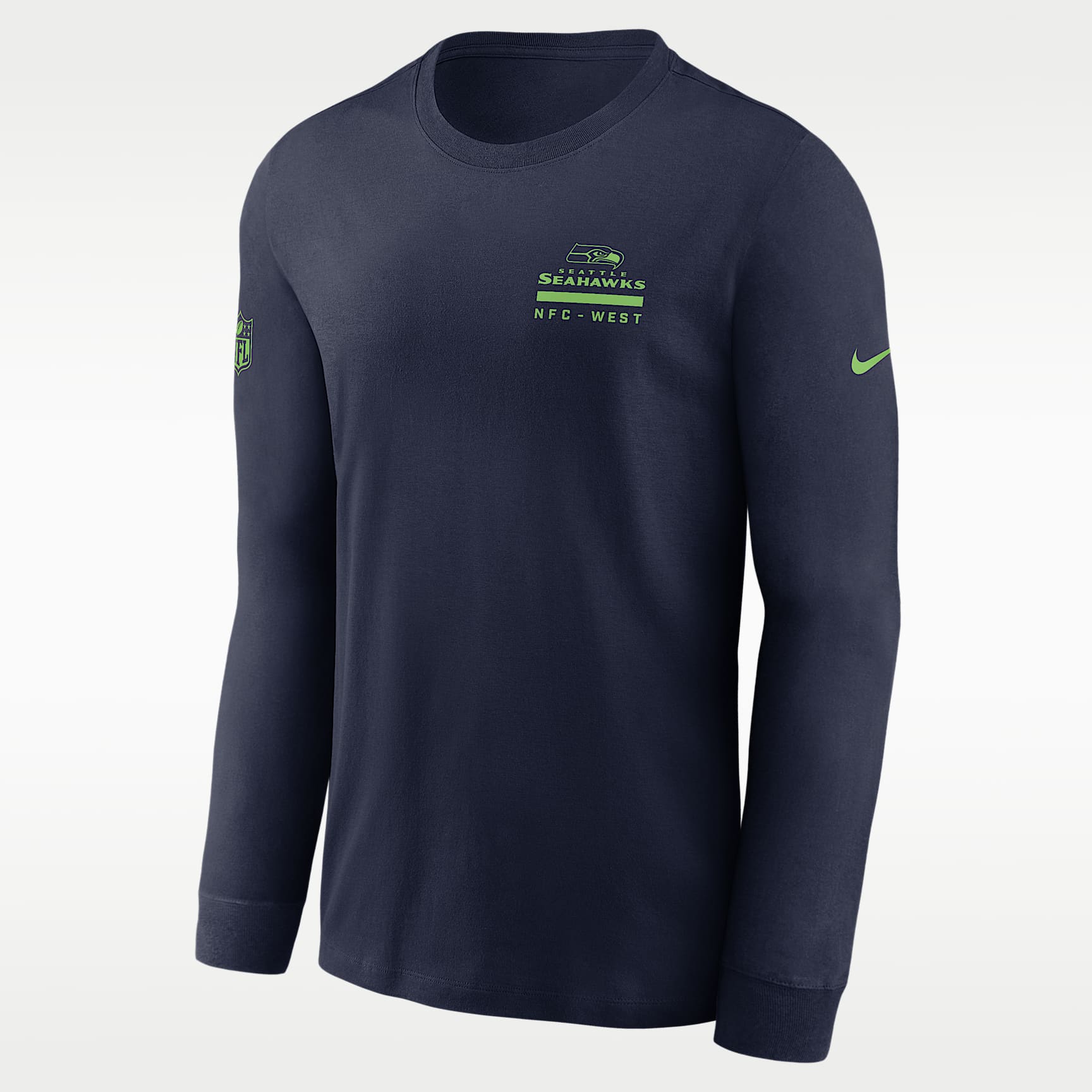 Seattle Seahawks Sideline Team Issue Men's Nike Dri-FIT NFL Long